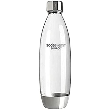 SodaStream Fuse PET-Flasche Ersatzflasche für SodaStream Wassersprudler mit Einklick-Mechanismus, 1L, mit Edelstahlelementen im Sale